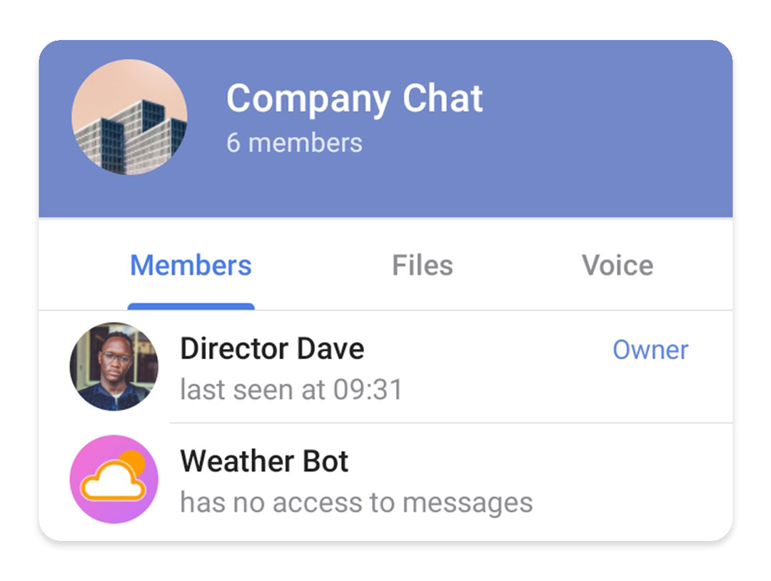 Telegram Bot Features