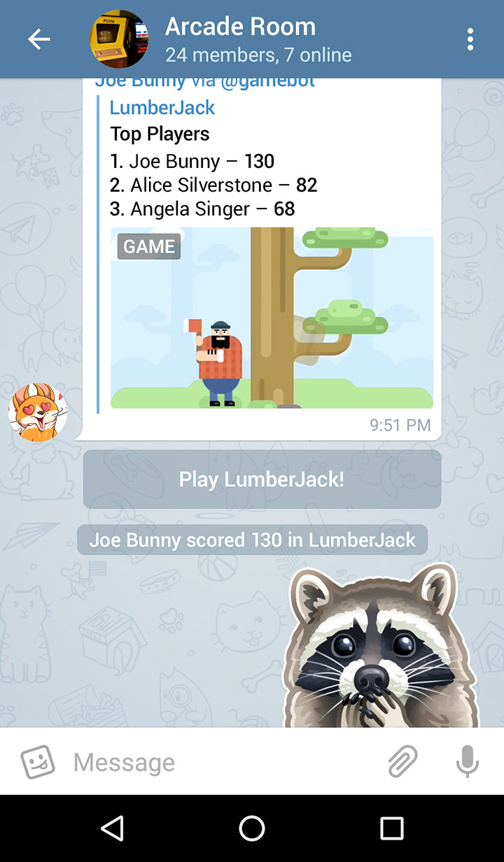 How to play games on Telegram 