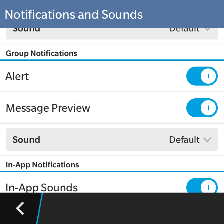 Telegram - Account settings